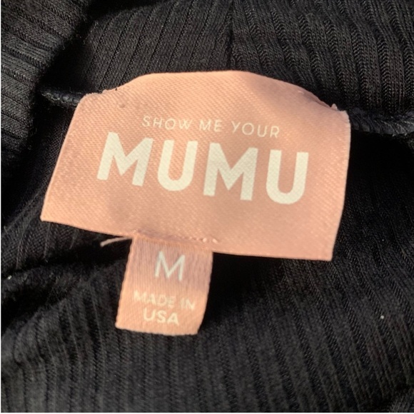 Show Me Your MuMu Black Sheath Maxi Dress - Size M - Picture 5 of 7